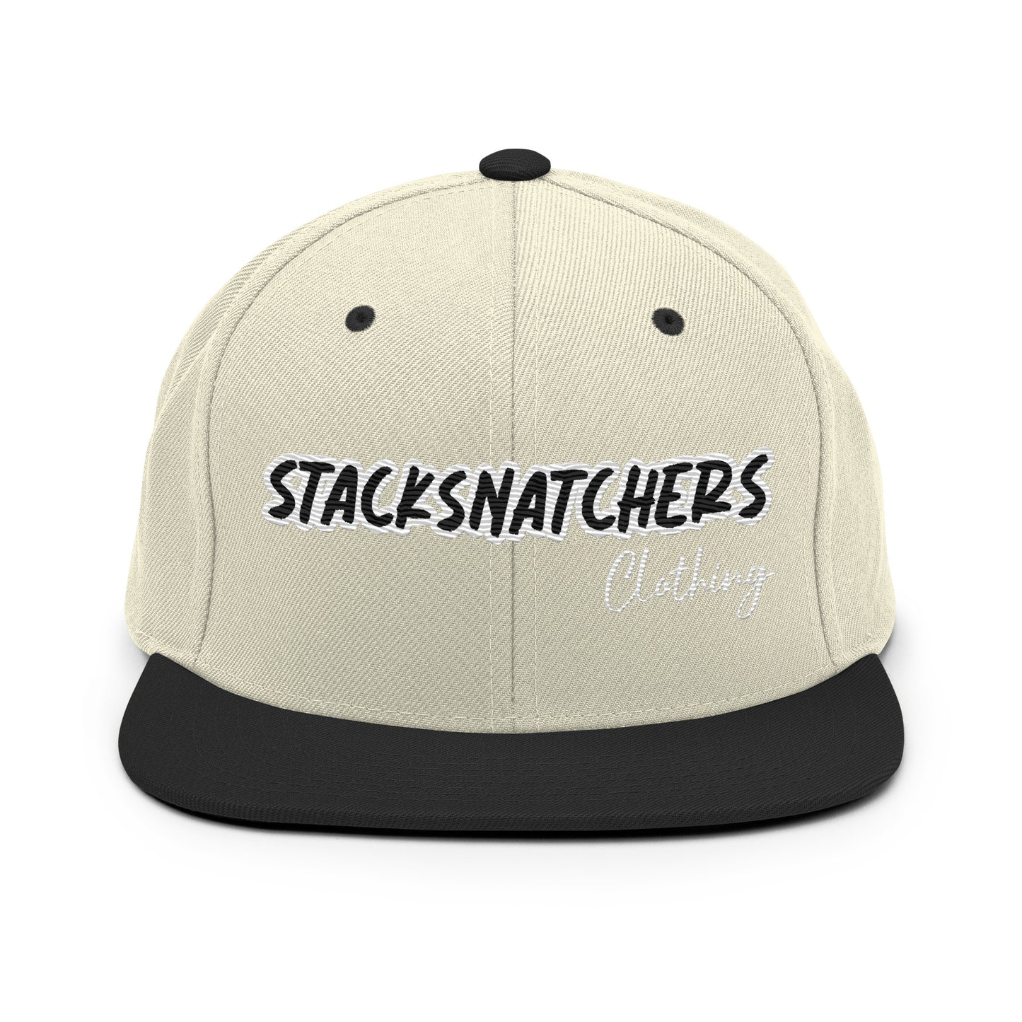 StackSnatchers Snapback Hat (Blk Logo)
