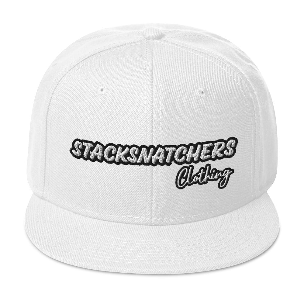 StackSnatchers Snapback Hat (Wht Logo)