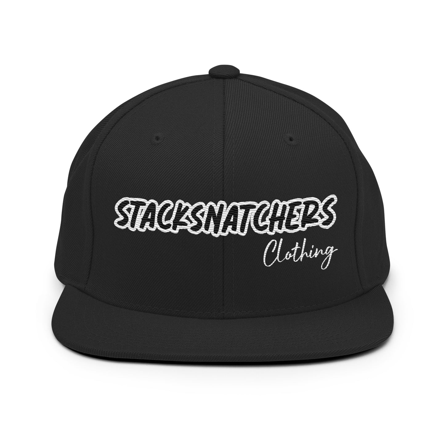 StackSnatchers Snapback Hat (Blk Logo)