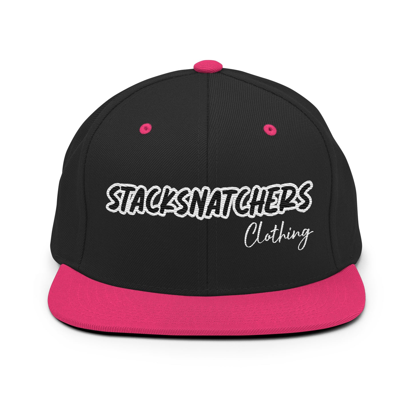 StackSnatchers Snapback Hat (Blk Logo)