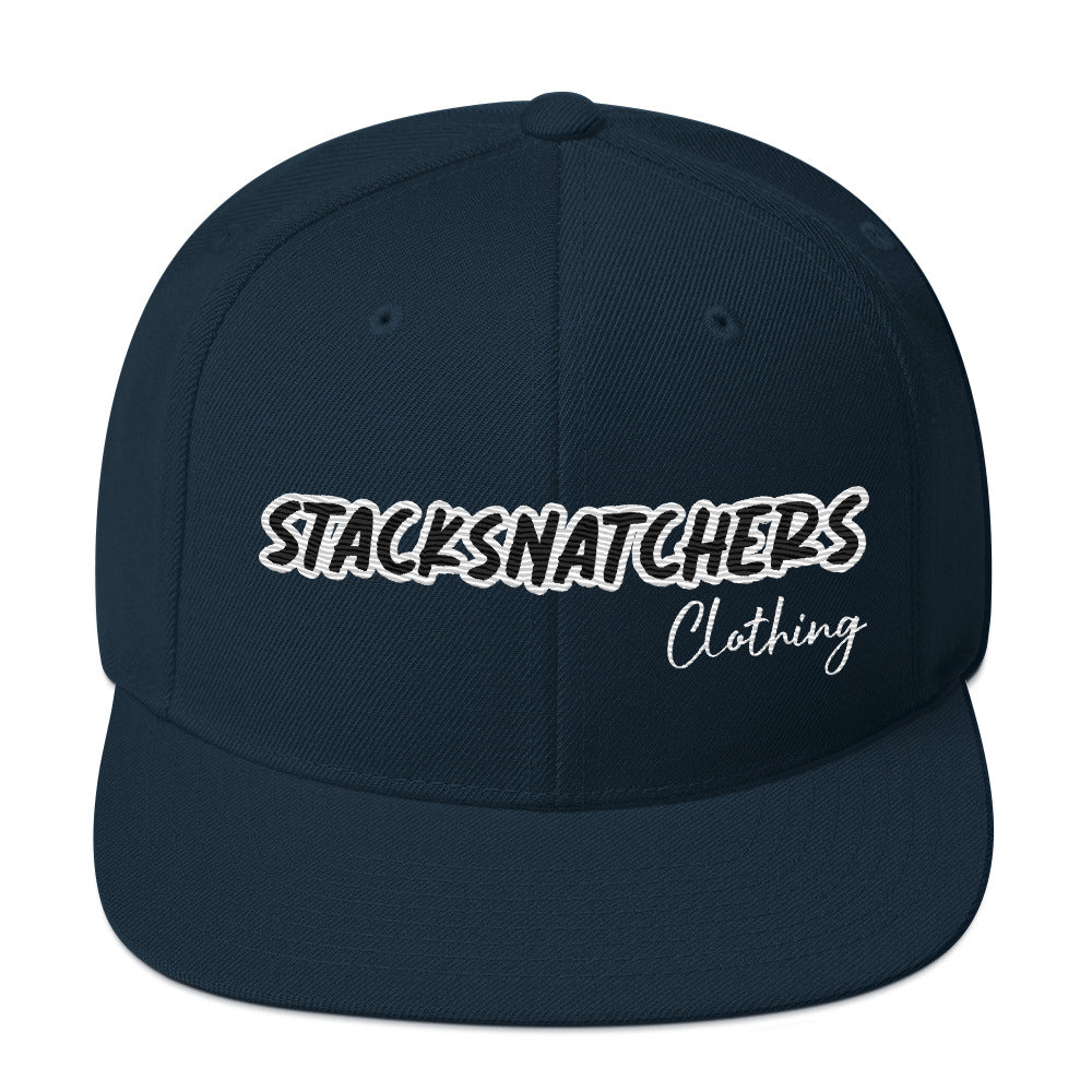 StackSnatchers Snapback Hat (Blk Logo)