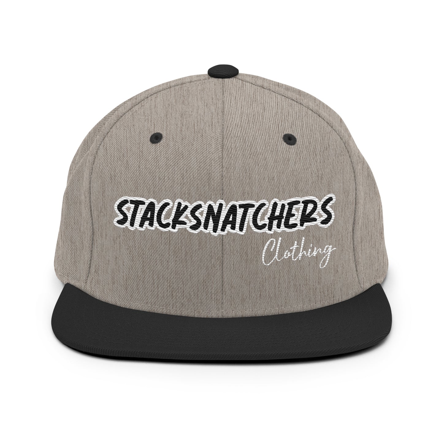 StackSnatchers Snapback Hat (Blk Logo)