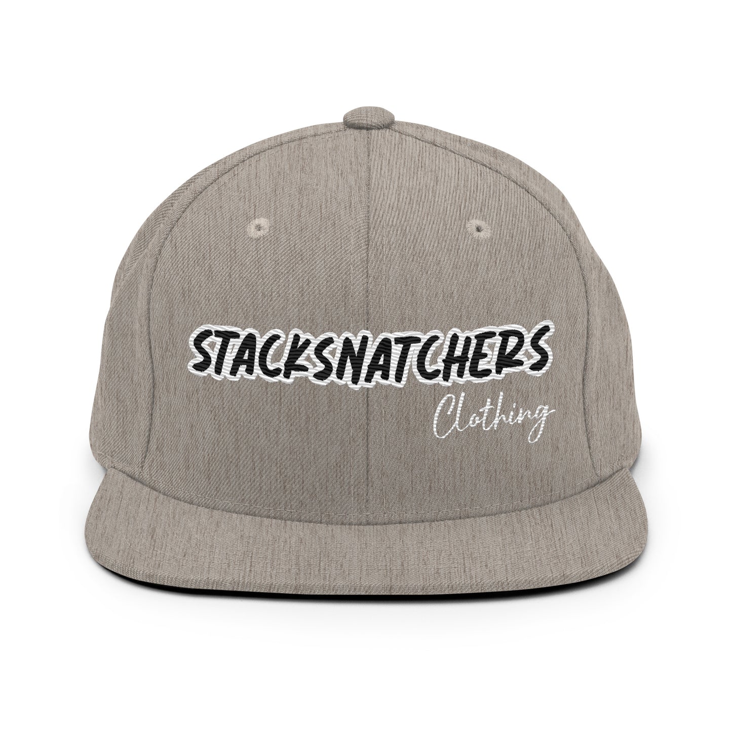 StackSnatchers Snapback Hat (Blk Logo)