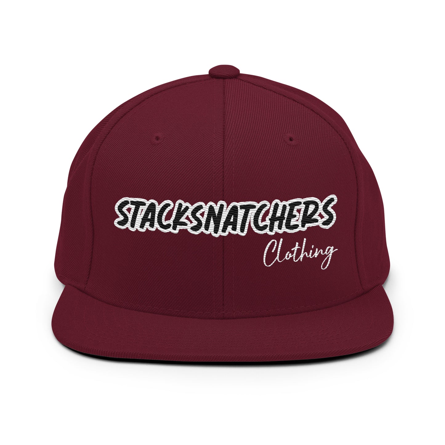 StackSnatchers Snapback Hat (Blk Logo)