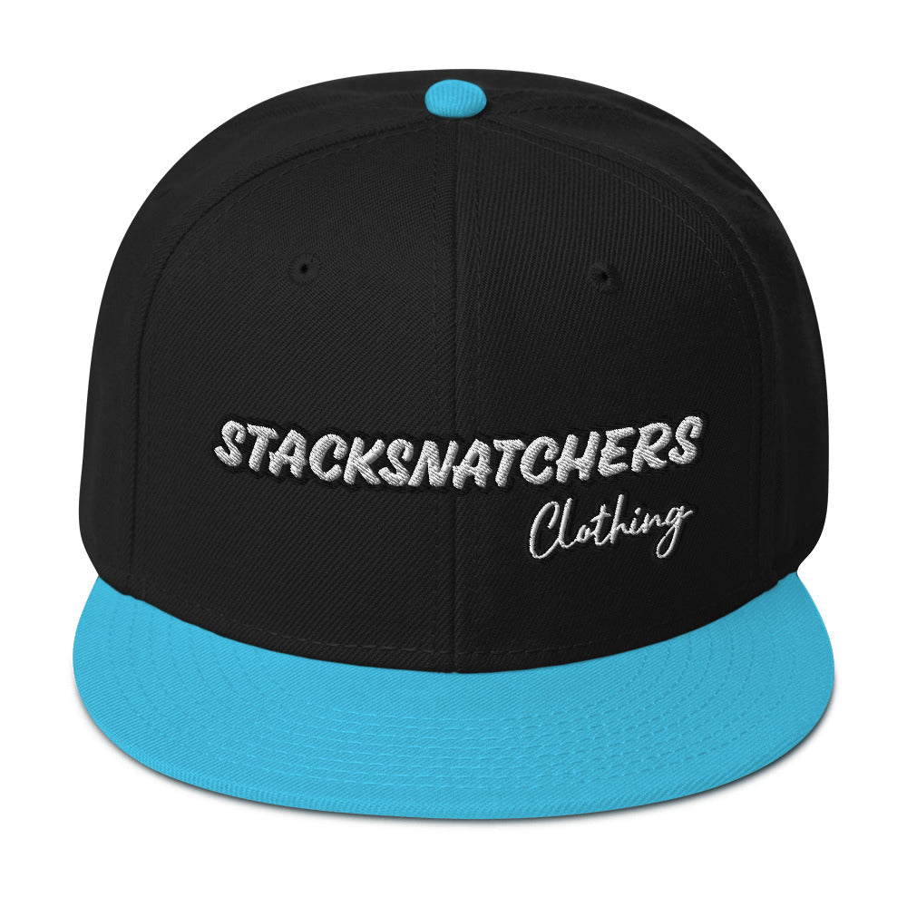 StackSnatchers Snapback Hat (Wht Logo)