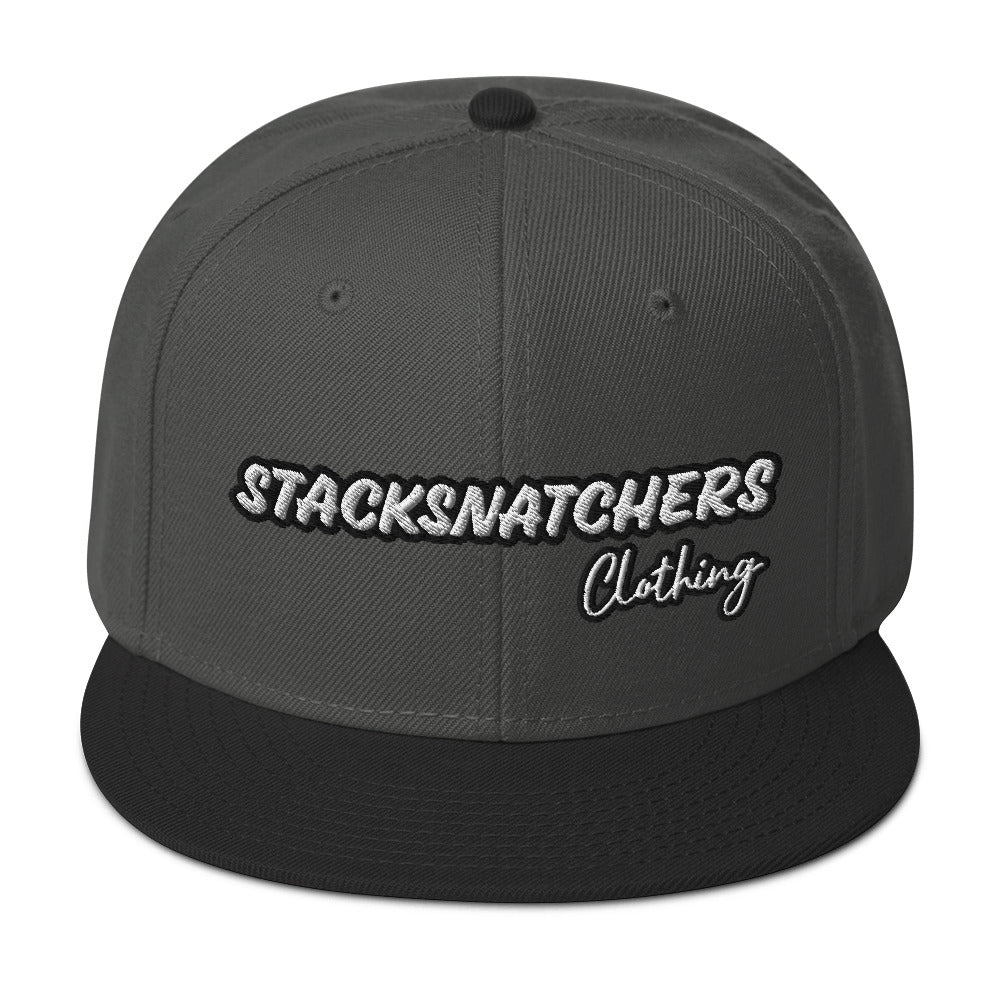 StackSnatchers Snapback Hat (Wht Logo)