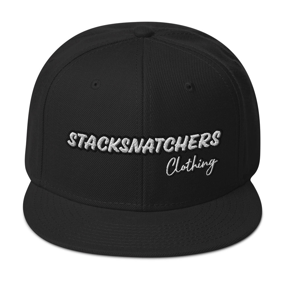StackSnatchers Snapback Hat (Wht Logo)