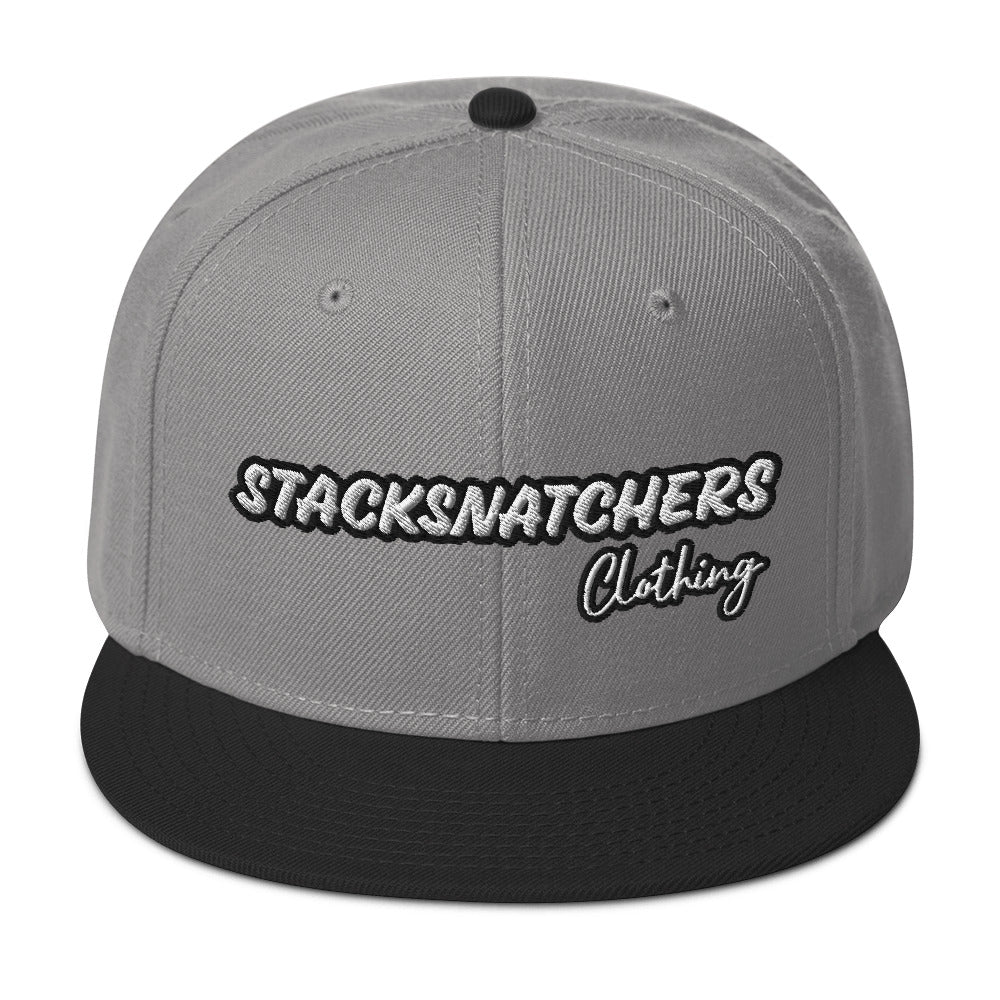 StackSnatchers Snapback Hat (Wht Logo)