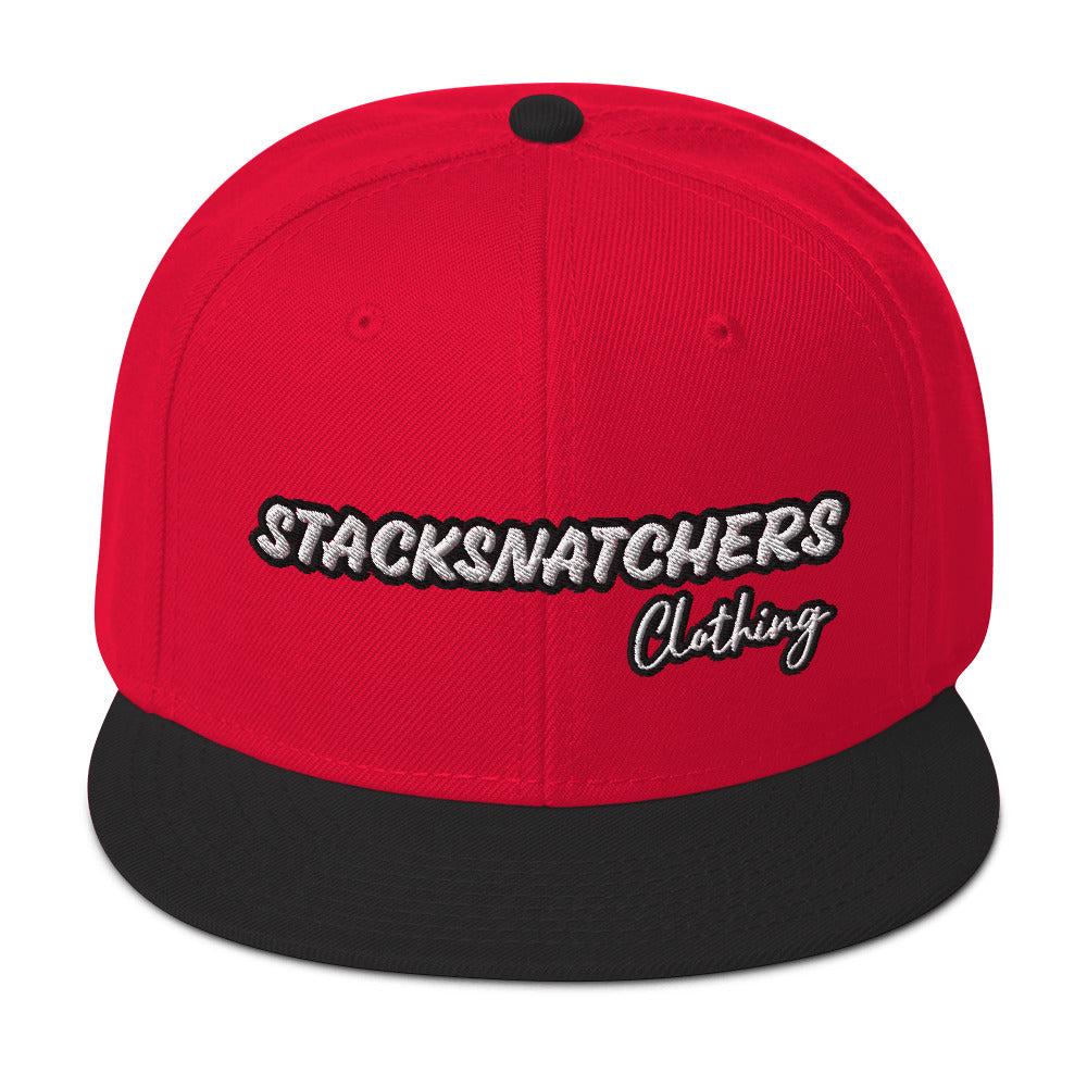 StackSnatchers Snapback Hat (Wht Logo)