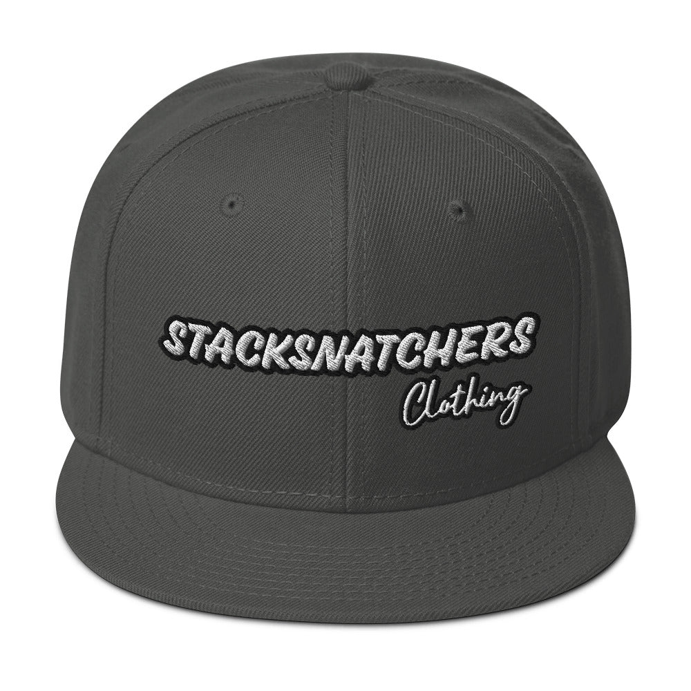 StackSnatchers Snapback Hat (Wht Logo)