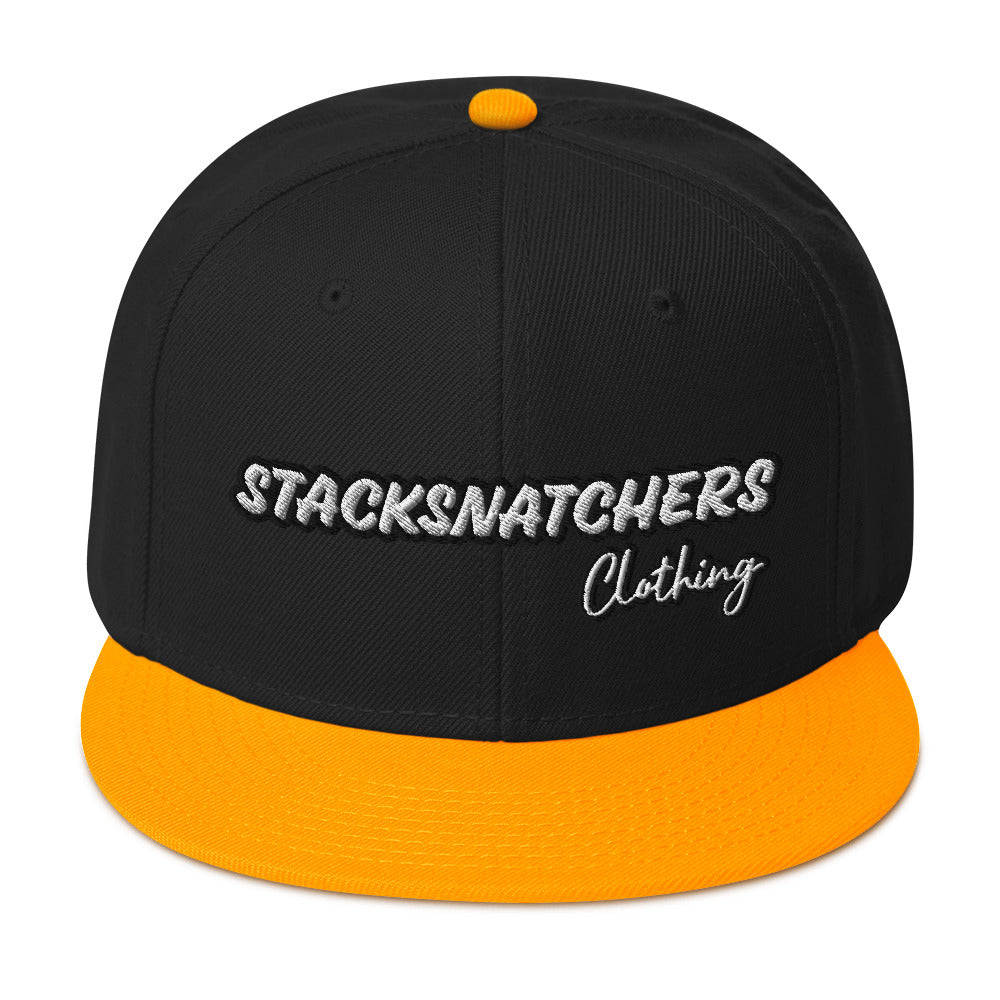 StackSnatchers Snapback Hat (Wht Logo)