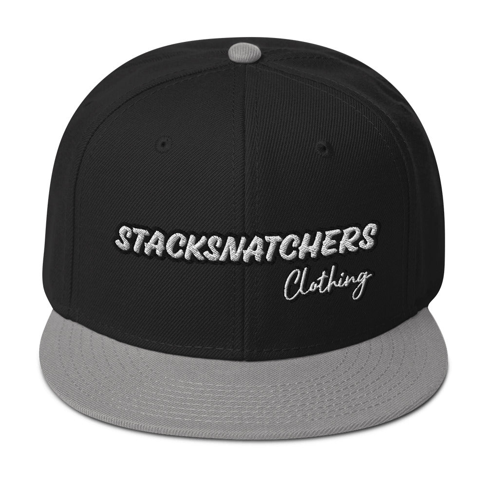 StackSnatchers Snapback Hat (Wht Logo)