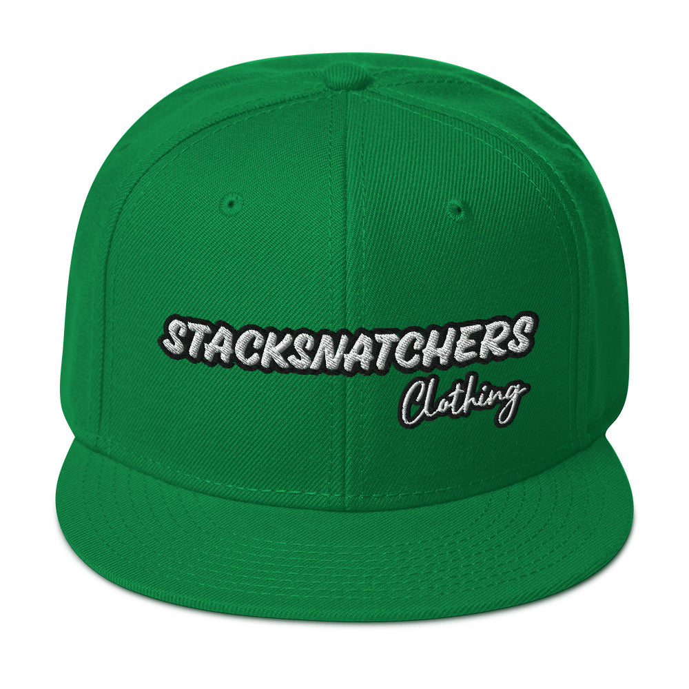 StackSnatchers Snapback Hat (Wht Logo)