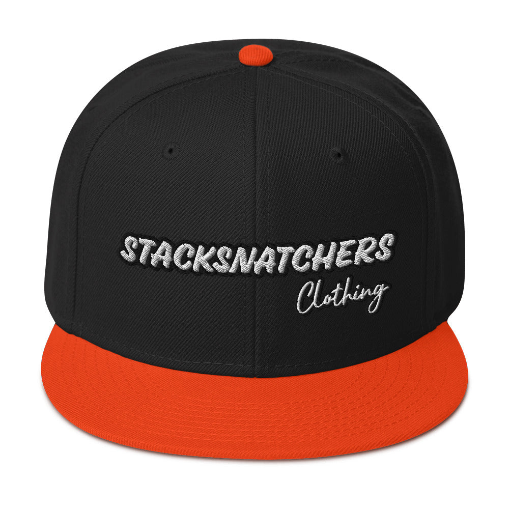 StackSnatchers Snapback Hat (Wht Logo)