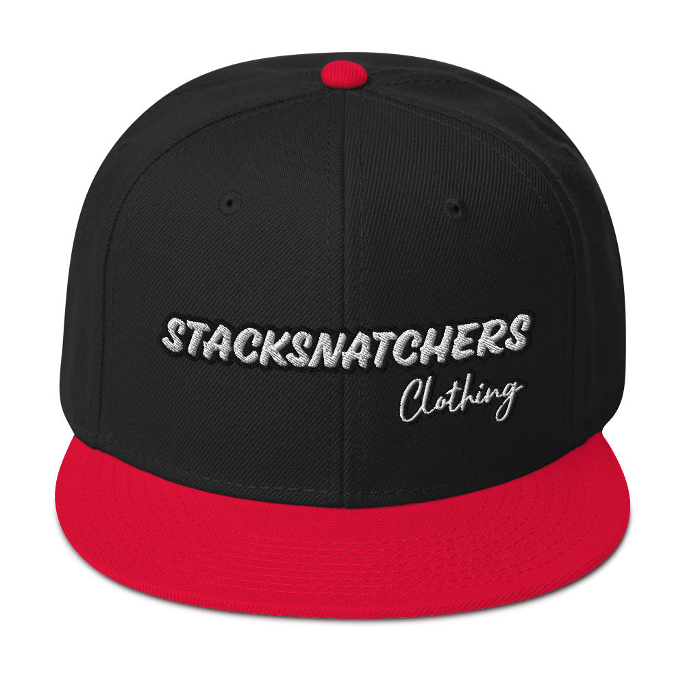 StackSnatchers Snapback Hat (Wht Logo)
